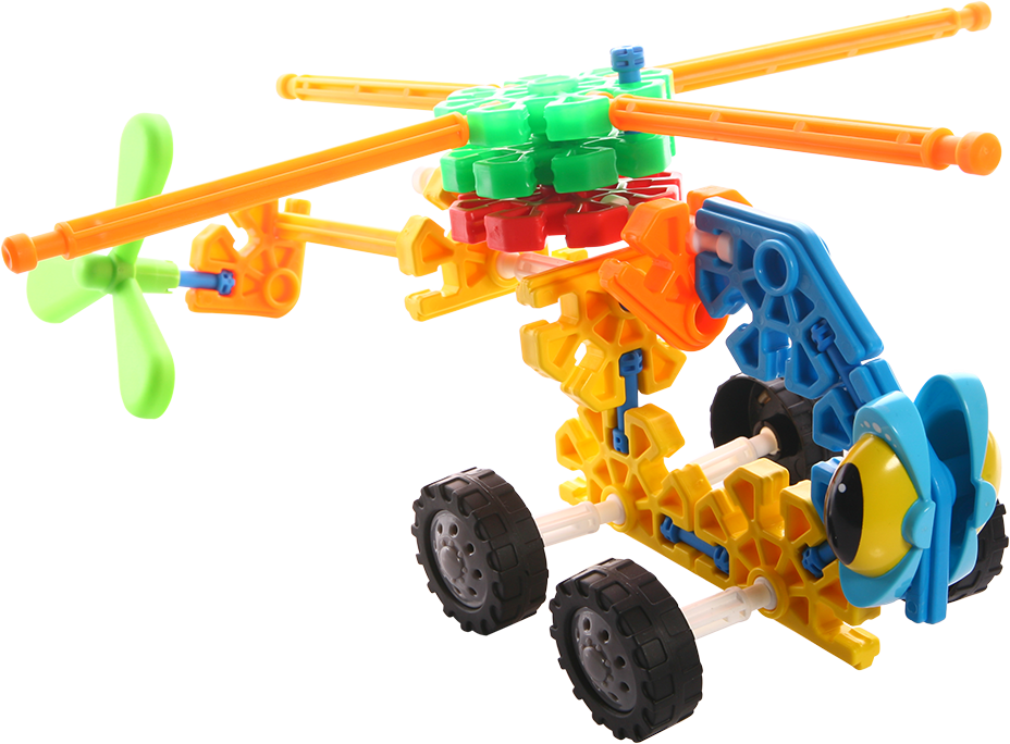 Children constructing animal models