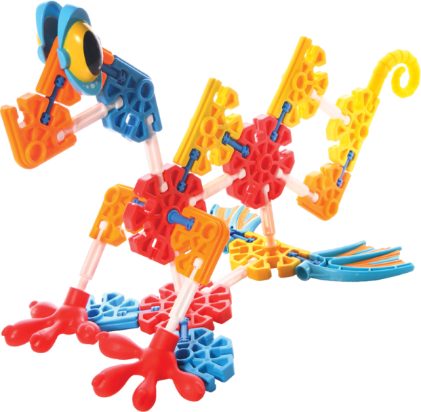 Preschool children building models